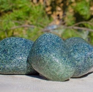 Камень для бани и сауны: змеевик, серпентинит (колотый), 20 кг