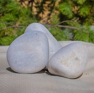 Камень для бани и сауны: кварц, 10 кг